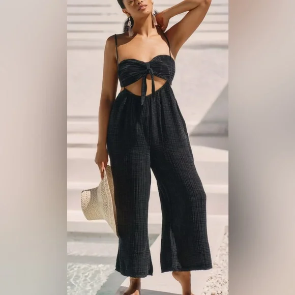 Anthropologie ‘Wrenley’ suspender pant set - Picture 2 of 4